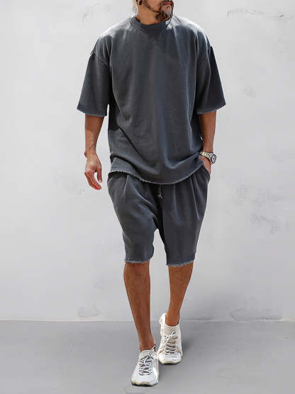Casual Loose Fit Solid Sports Sets(Buy 2 Free Shipping）