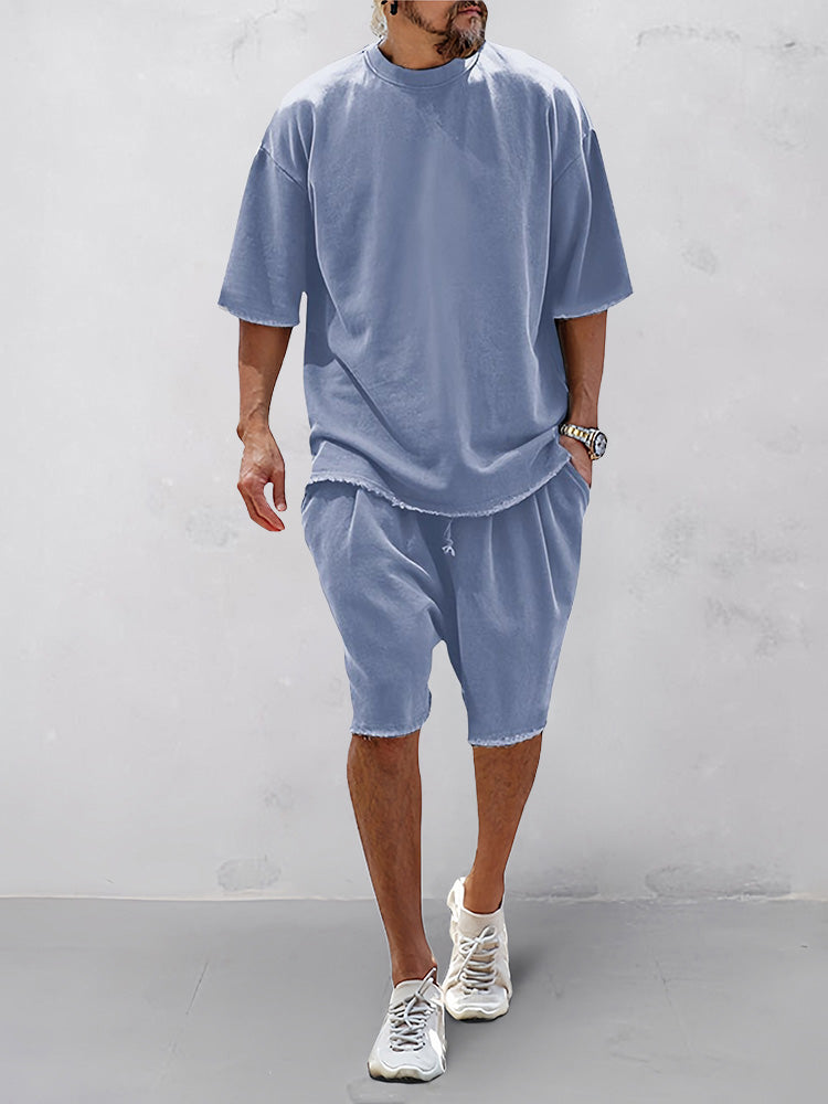 Casual Loose Fit Solid Sports Sets(Buy 2 Free Shipping）