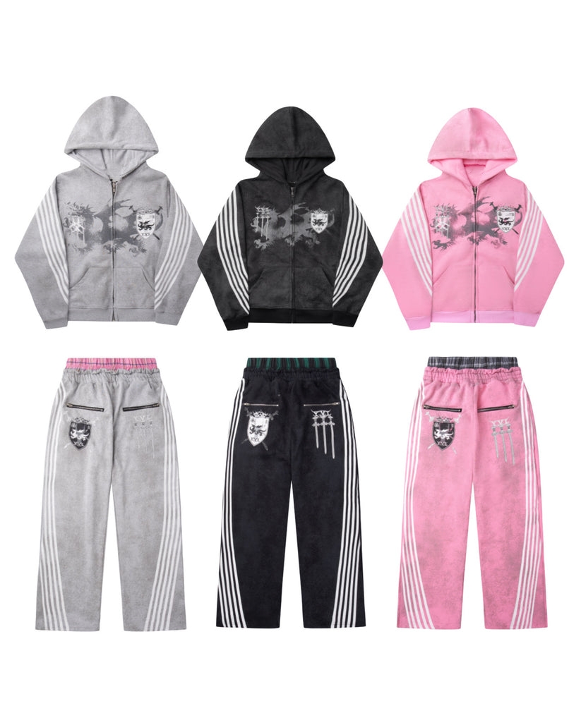 ROYAL KNIGHT CLUB WAXED TRACKSUIT (Buy 2 Free Shipping)