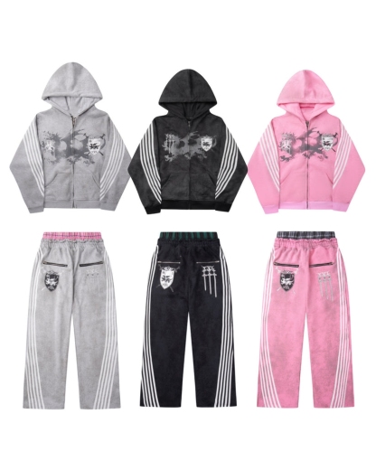 ROYAL KNIGHT CLUB WAXED TRACKSUIT (Buy 2 Free Shipping)