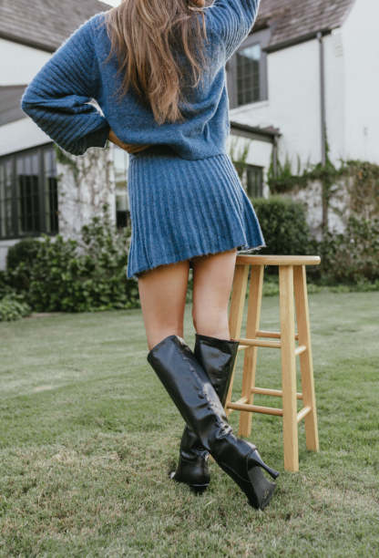 Pleated Knit Skirt Set（BUY 2 FREE SHIPPING）