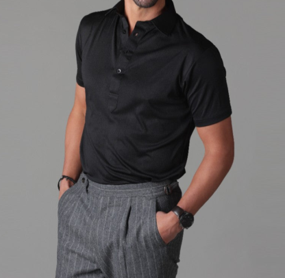 Semi-Spread Collar Polo (Buy 2 Free Shipping)