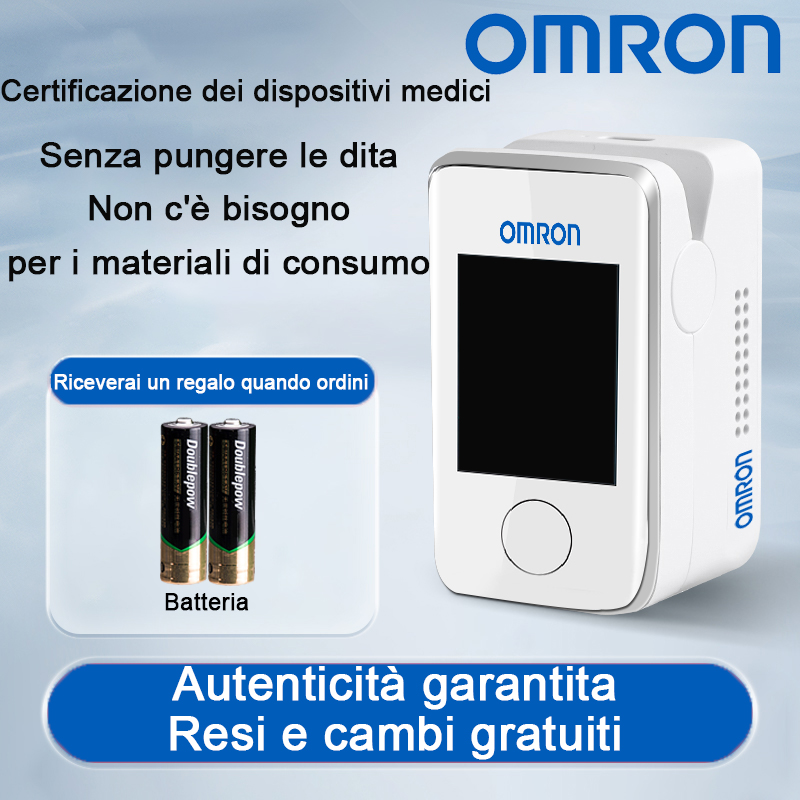 [Importato dal Giappone] Misuratore di glicemia Omron non invasivo ad alta precisione