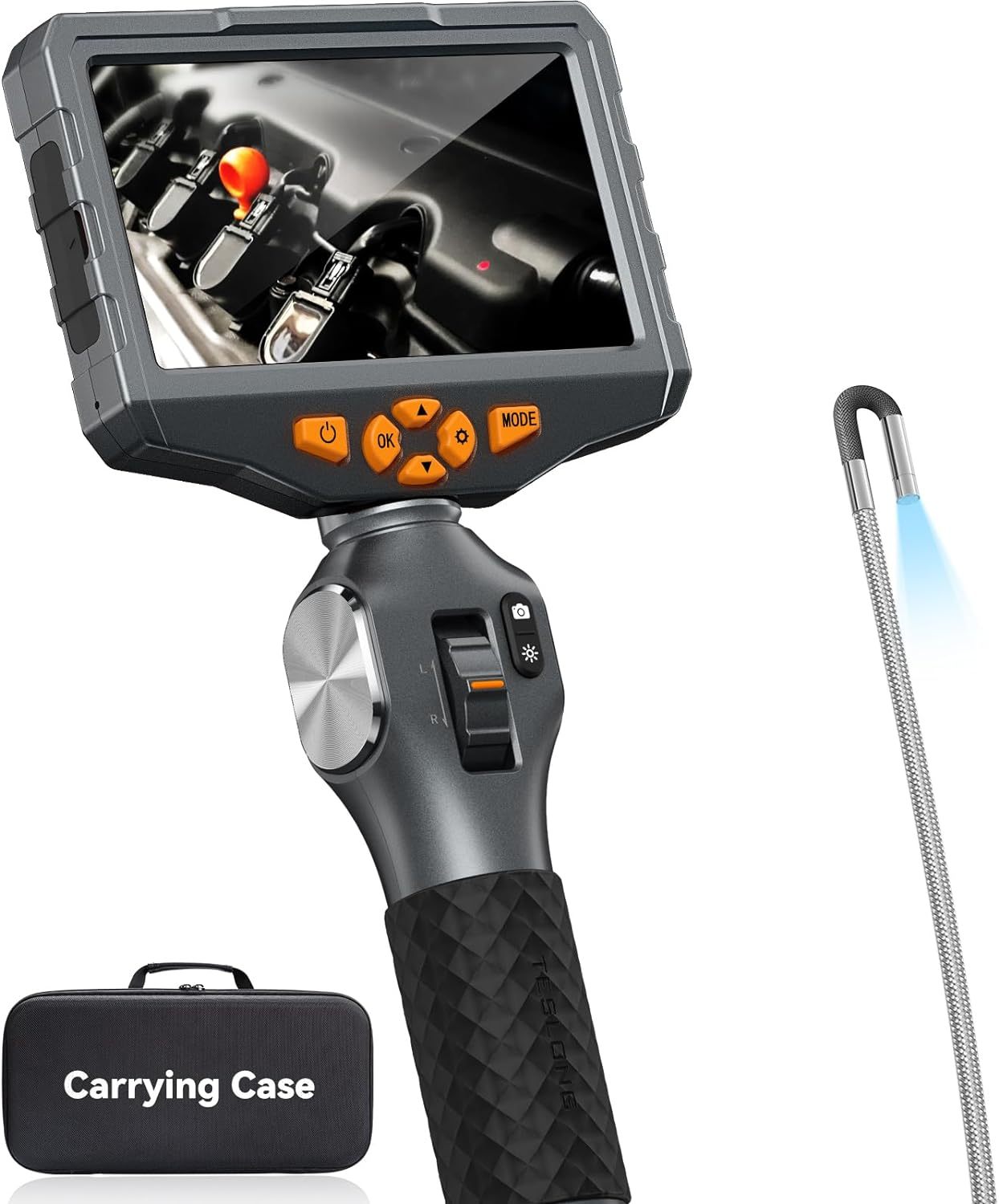 Christmas in July Special Sale - Two-Way Articulating Borescope with Light
