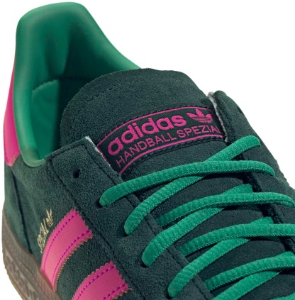 adidas Men's Handball Spezial Shoes - Aurora Ivy/Shock Pink/Gum - View 7