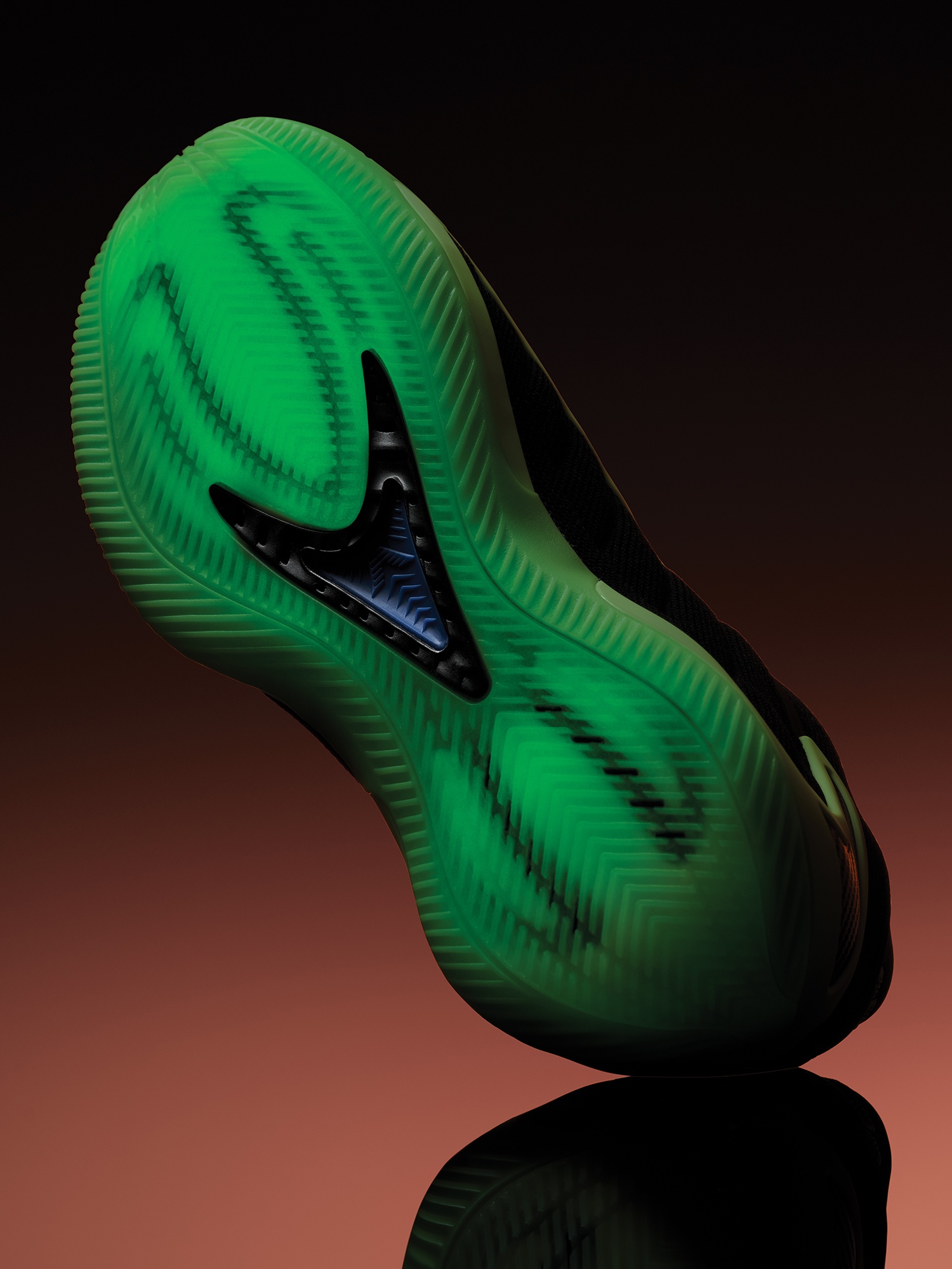 adidas Anthony Edwards 2 'Glow' Basketball Shoes - Black/Green - View 3