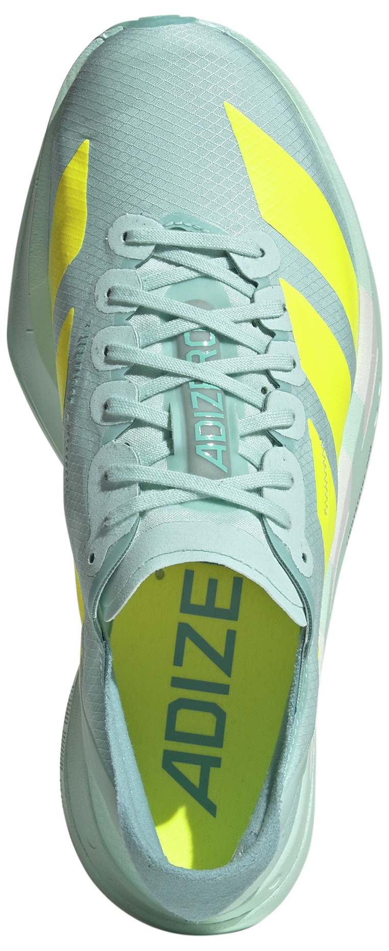 adidas Women's Adizero Adios Pro 4 Running Shoes - Teal/Yellow - View 2