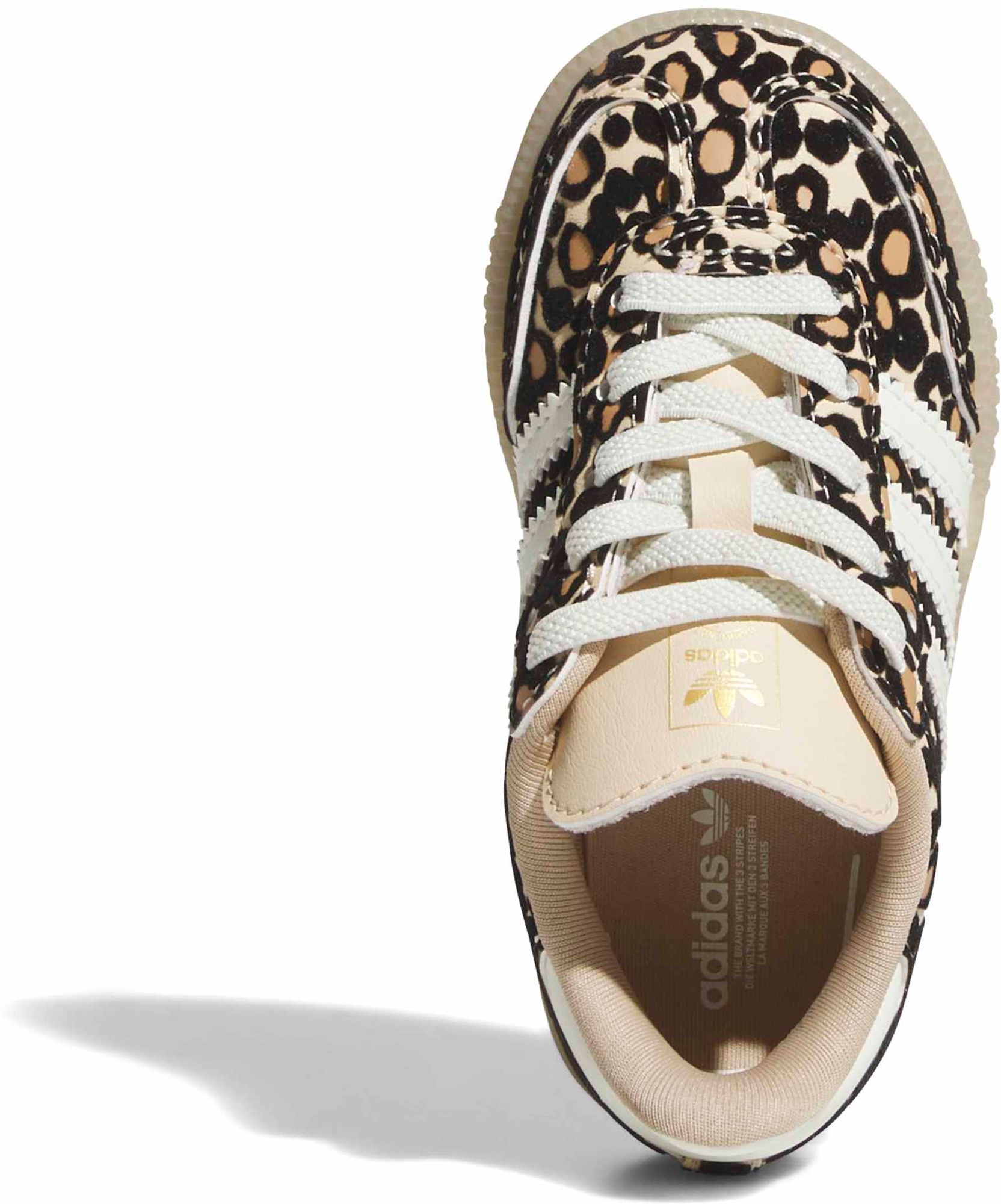 adidas Toddler Samba OG Shoes - Sand Strata/Ivory/Gum - View 2