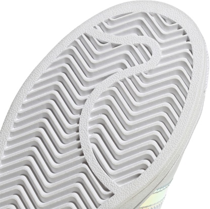 adidas Kids' Grade School Superstar II Shoes - White/Blue - View 8