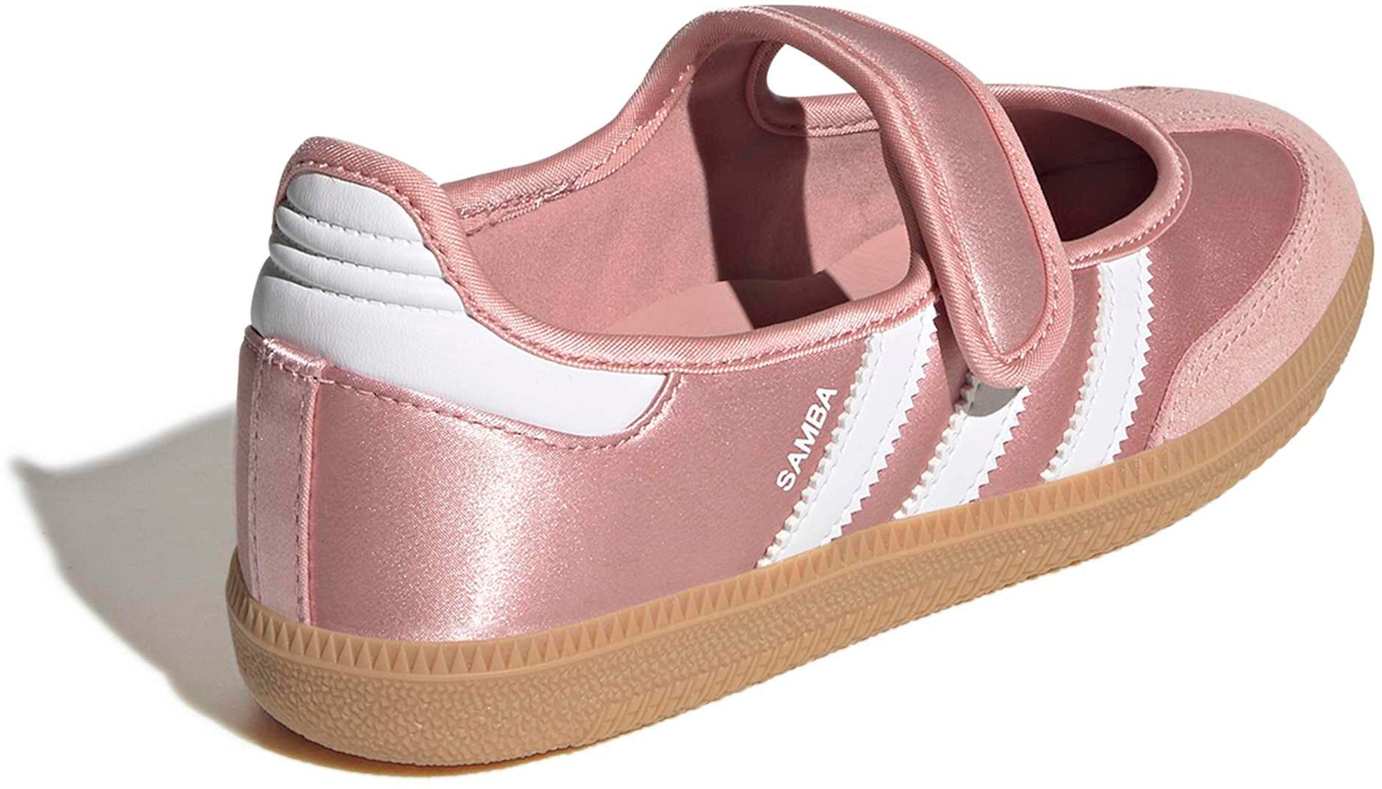 adidas Kids' Grade School Samba Jane Shoes - Wonder Mauve/Ftwr White/Gum 3 - View 5
