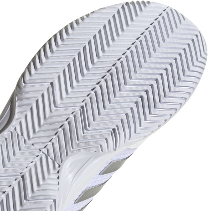 adidas Women's GameCourt 2 Tennis Shoes - White/Silver - View 7