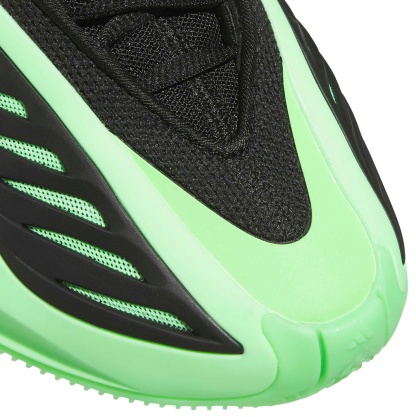 adidas Kids' Grade School Anthony Edwards 2 'Glow' Basketball Shoes - Black/Lime Burst/Lucid Blue - View 7