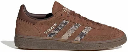 adidas Women's Handball Spezial Shoes - Brown/Snake Crystal Linen - View 1