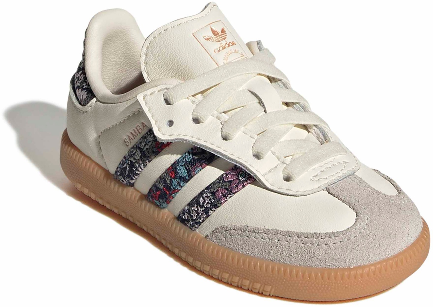 adidas Toddler Liberty Samba OG Shoes - Cream/Dual Magenta/Talc - View 6
