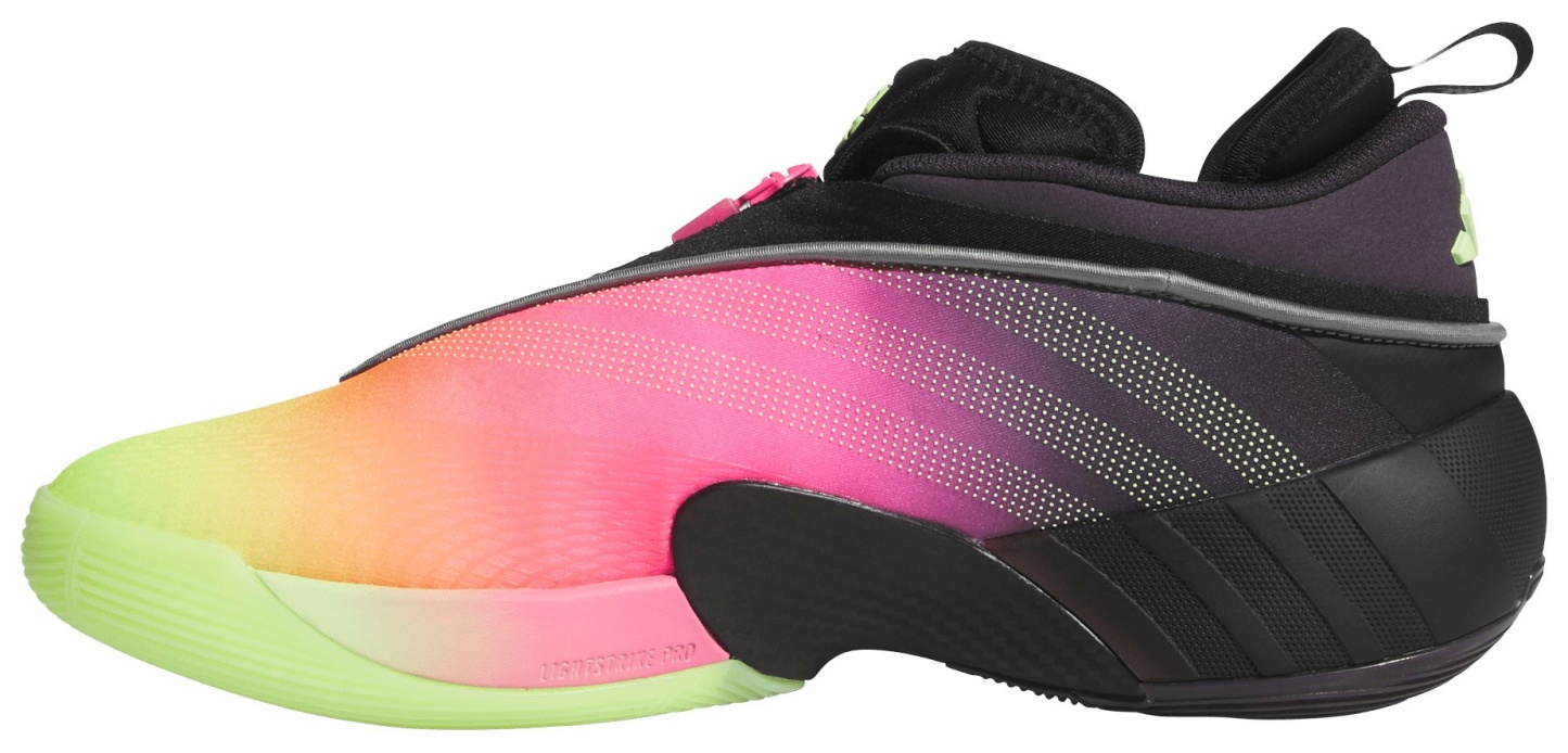 adidas D.O.N. Issue #7 Basketball Shoes - Black/Yellow - View 6