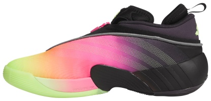 adidas D.O.N. Issue #7 Basketball Shoes - Black/Yellow - View 6