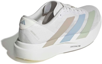 adidas Men's Adizero EVO SL Running Shoes - Crystal White/Wonder Blue/Wonder Blue - View 8