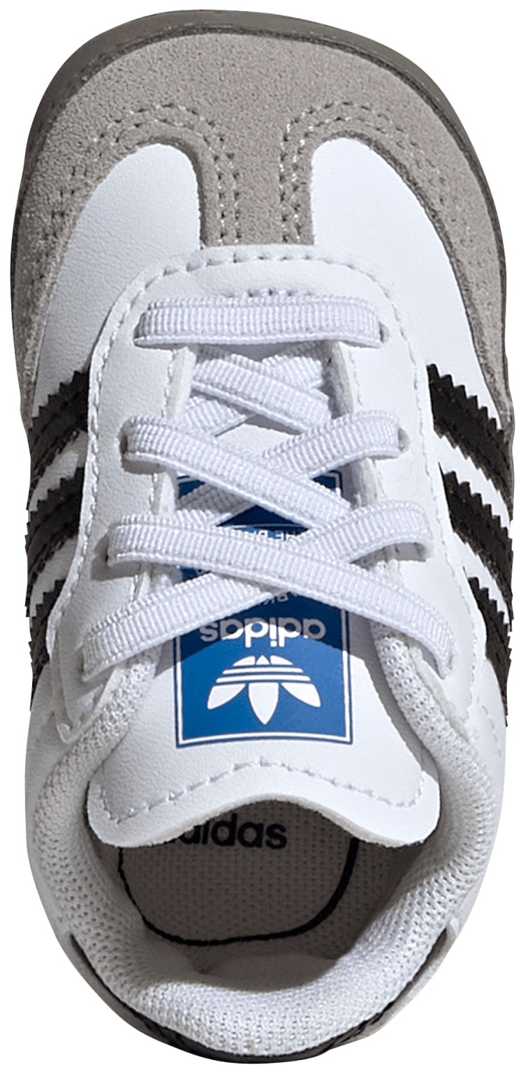 adidas Toddler Samba OG Shoes - White/Black/Clear Granite - View 2