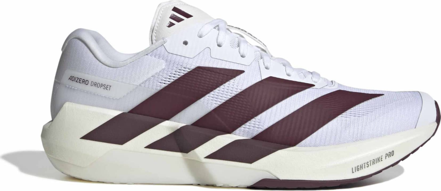 adidas Men's Adizero Dropset Pro Training Shoes - Ftwr Wht/Maroon/Ftwr Wht - View 1
