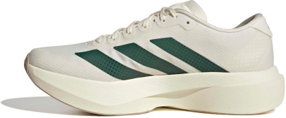 adidas Men's Adizero EVO SL Woven Running Shoes - White/Collegiate Green/Royal - View 8
