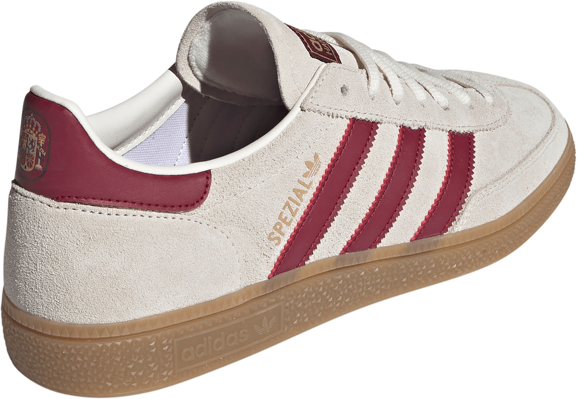 adidas Handball Spezial Spain Shoes - White/Maroon - View 5