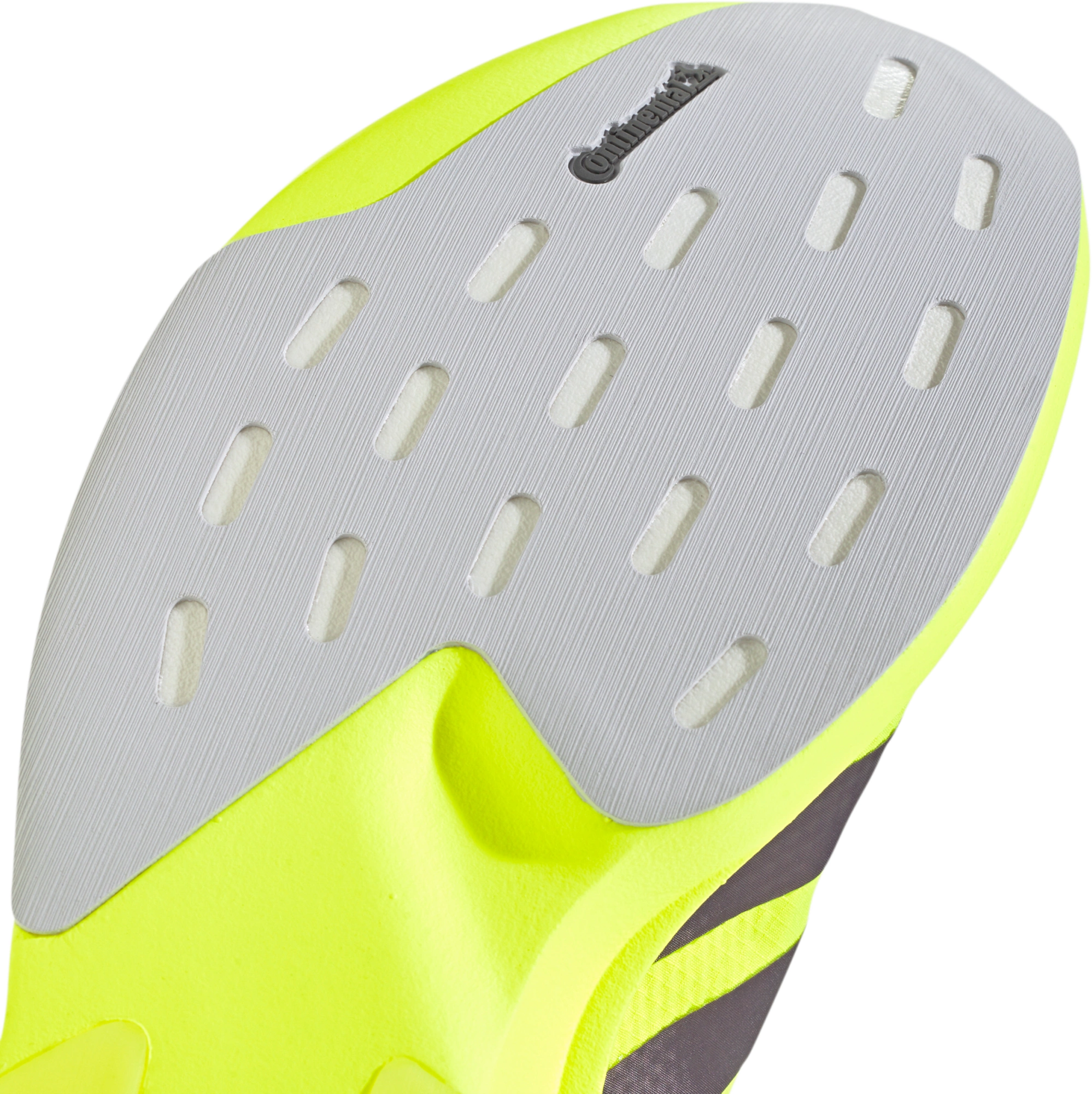 adidas Men's Adizero EVO SL Woven Running Shoes - Solar Yellow/Aurora Plum/Powder Plum - View 8