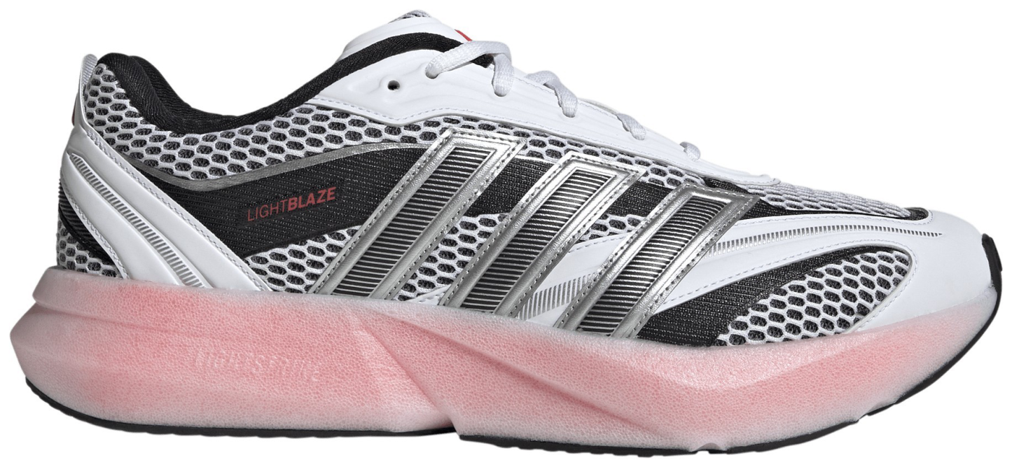 adidas Men's Lightblaze Shoes - White/Black/Lucid Red - View 1