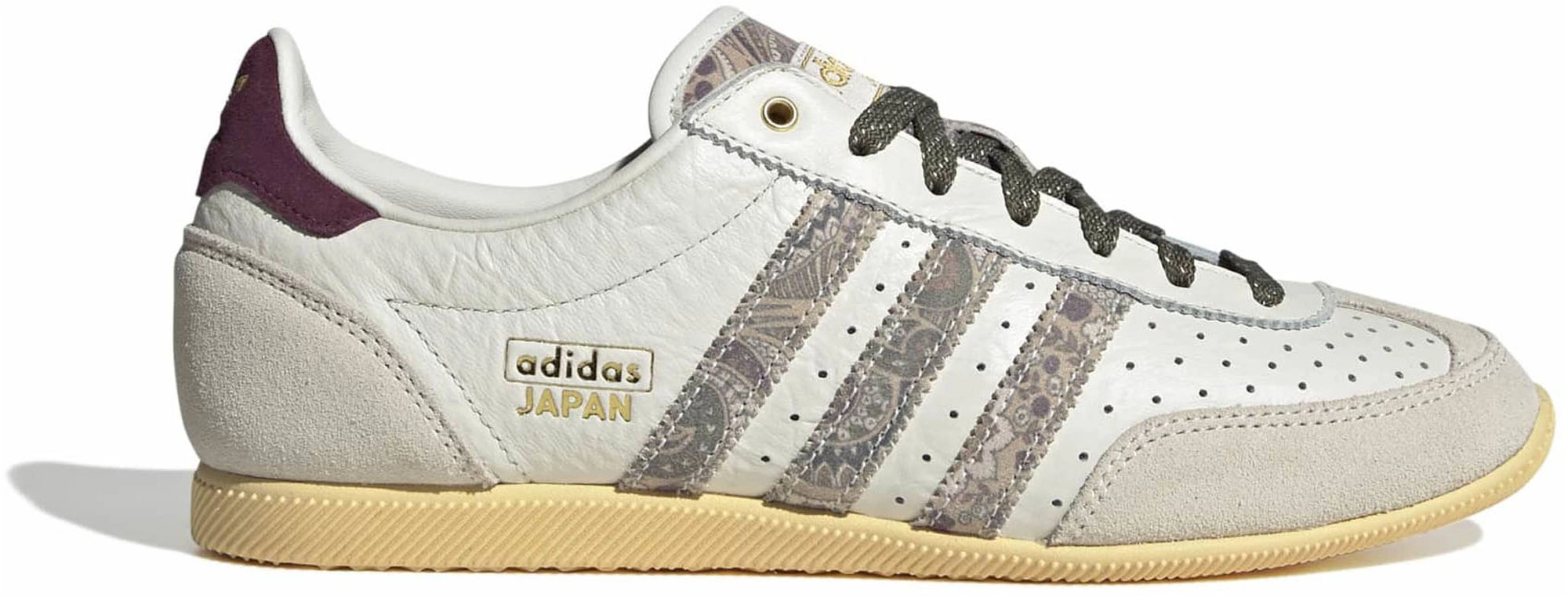 adidas Women's Japan Shoes - Wht/Maroon/Olive Strata - View 1