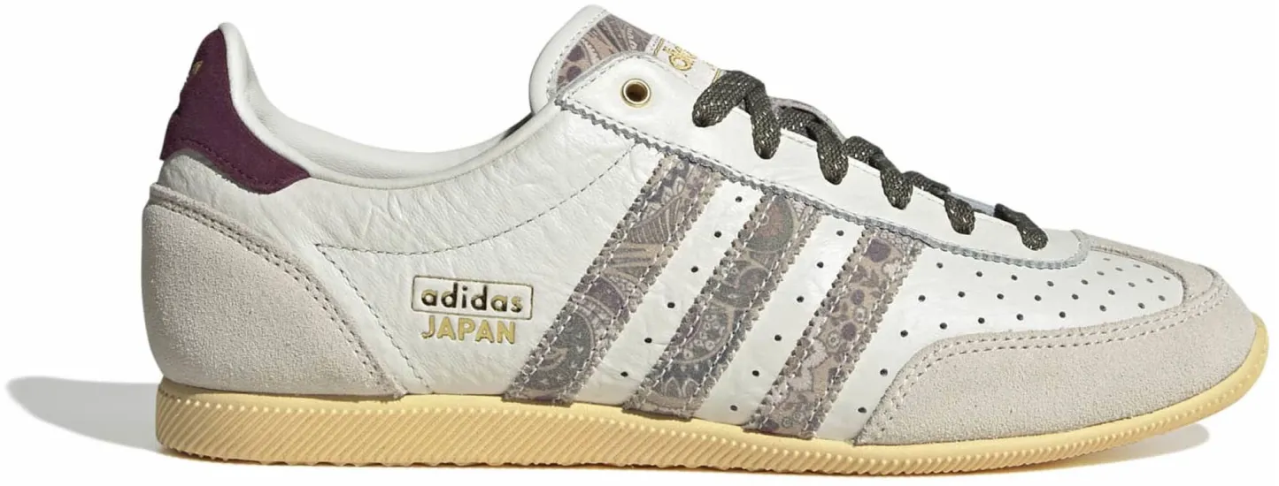 adidas Women's Japan Shoes - Wht/Maroon/Olive Strata - View 1