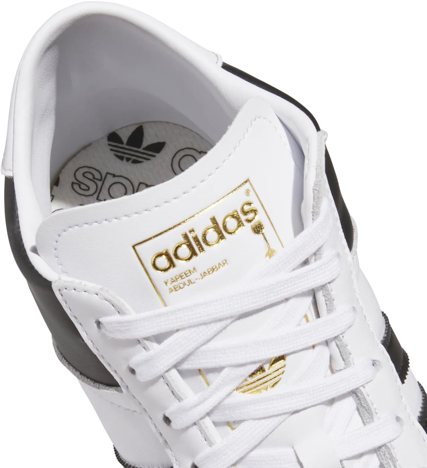 adidas Adult Jabbar Hi Shoes - Ftwr White/Core Black/Off White - View 8