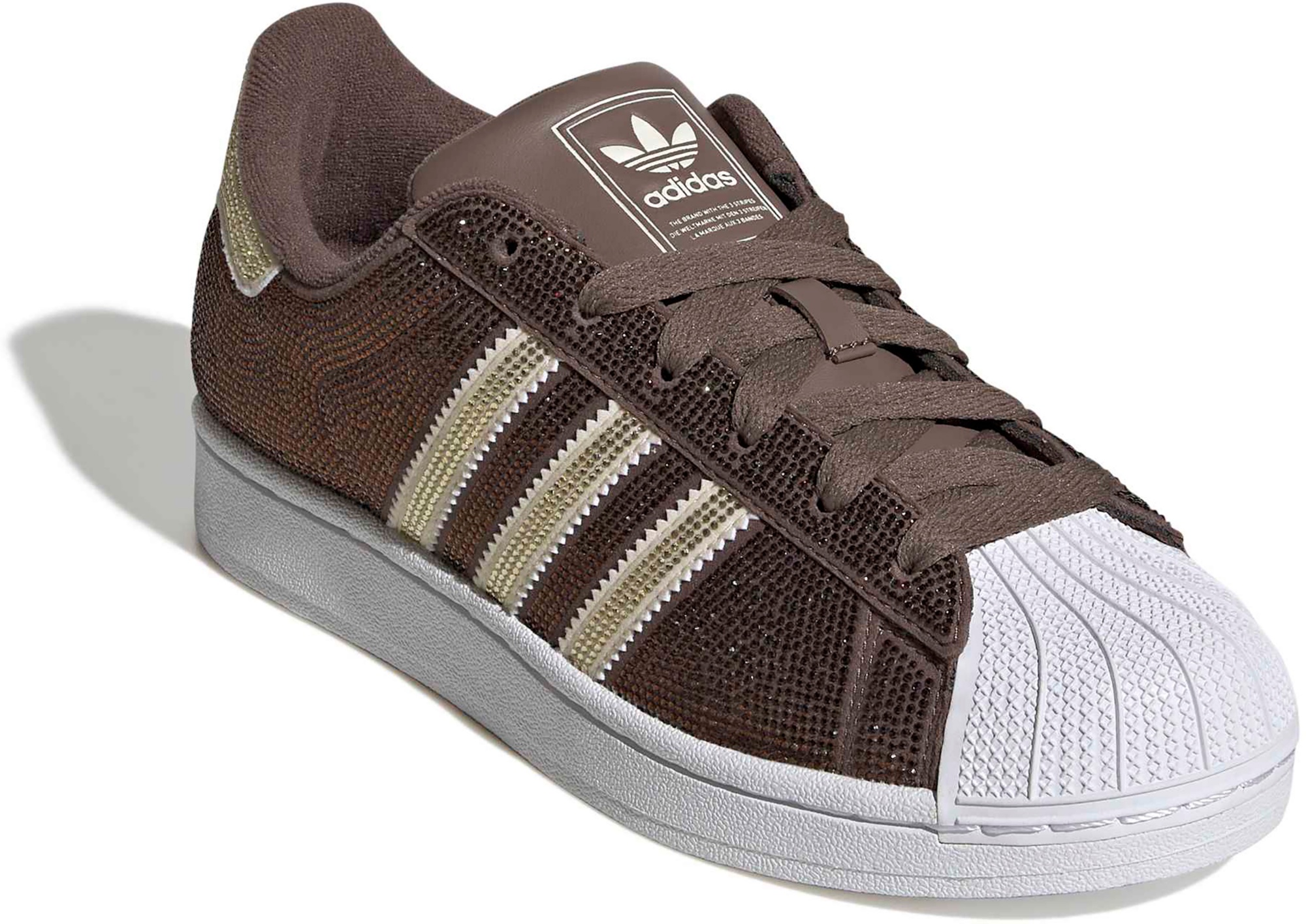 adidas Women's Superstar II Shoes - Earth Strata/Cream White - View 6