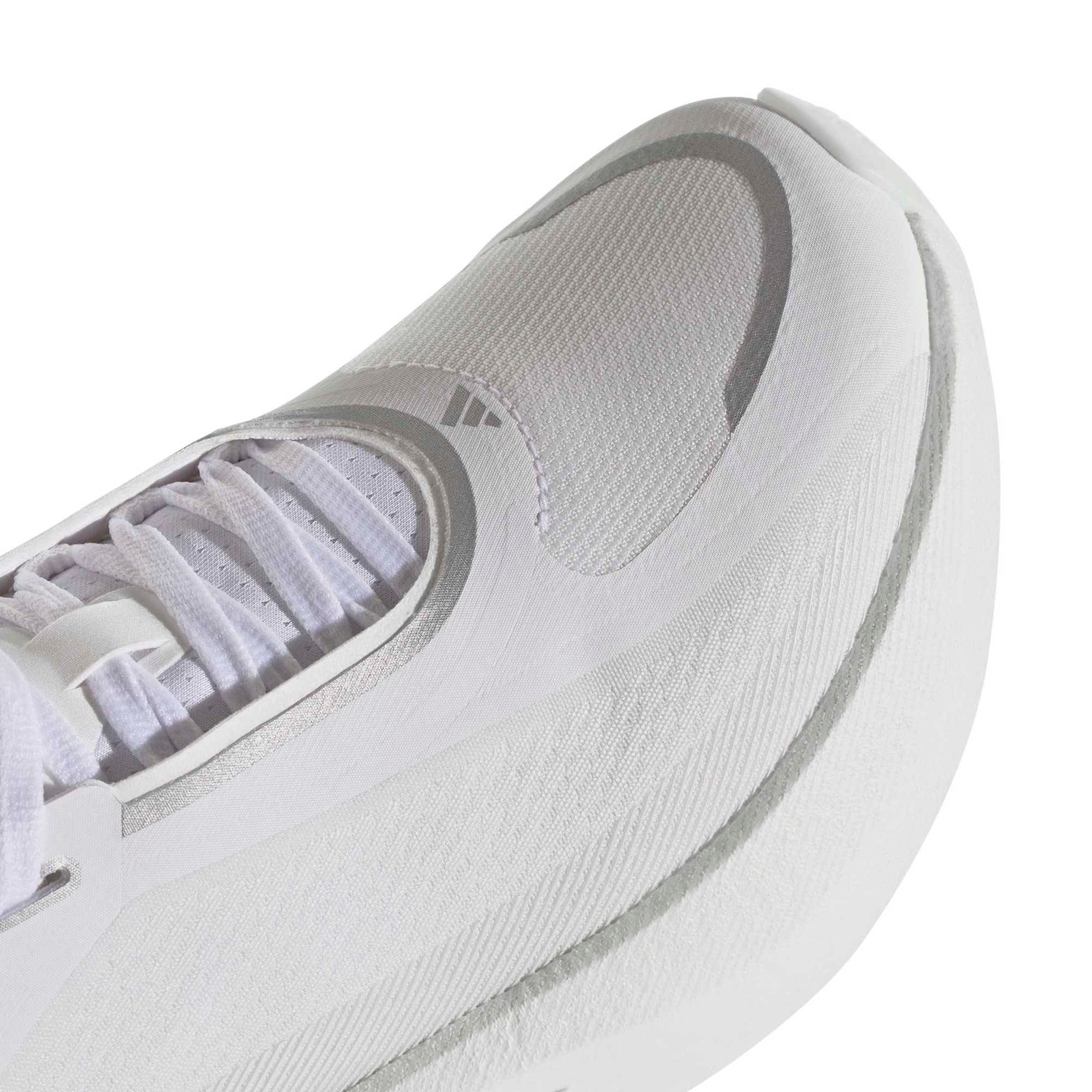 adidas Women's Hyperboost Edge Running Shoes - Ftwr White/Silver Met./Zero Met. - View 8