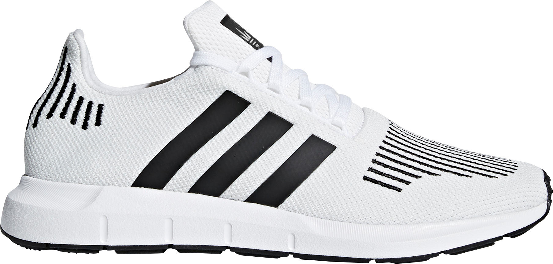 adidas Originals Men's Swift Run Shoes - White/Black - View 1