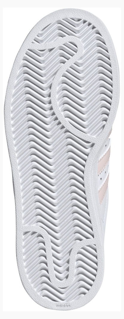 adidas Kids' Grade School Superstar II Shoes - White/Sandy Pink/White - View 3
