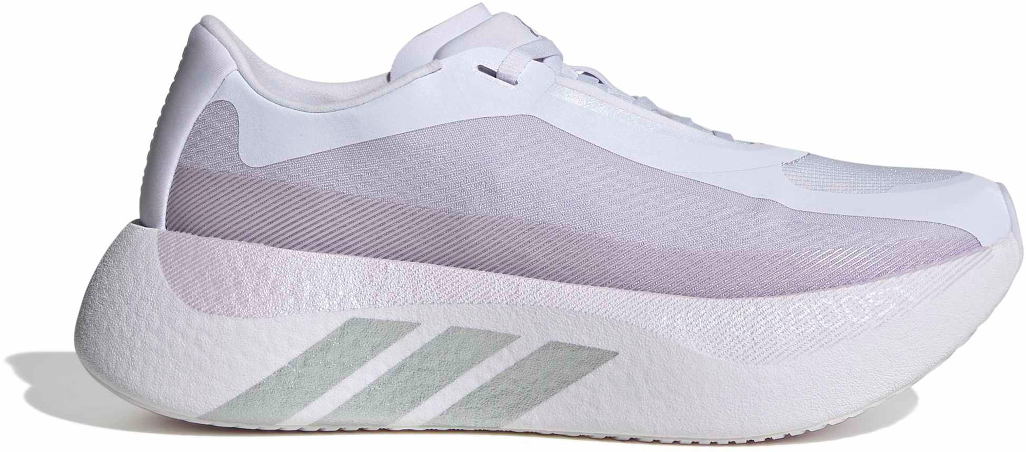 adidas Women's Hyperboost Edge Running Shoes - Purple/Silver - View 1