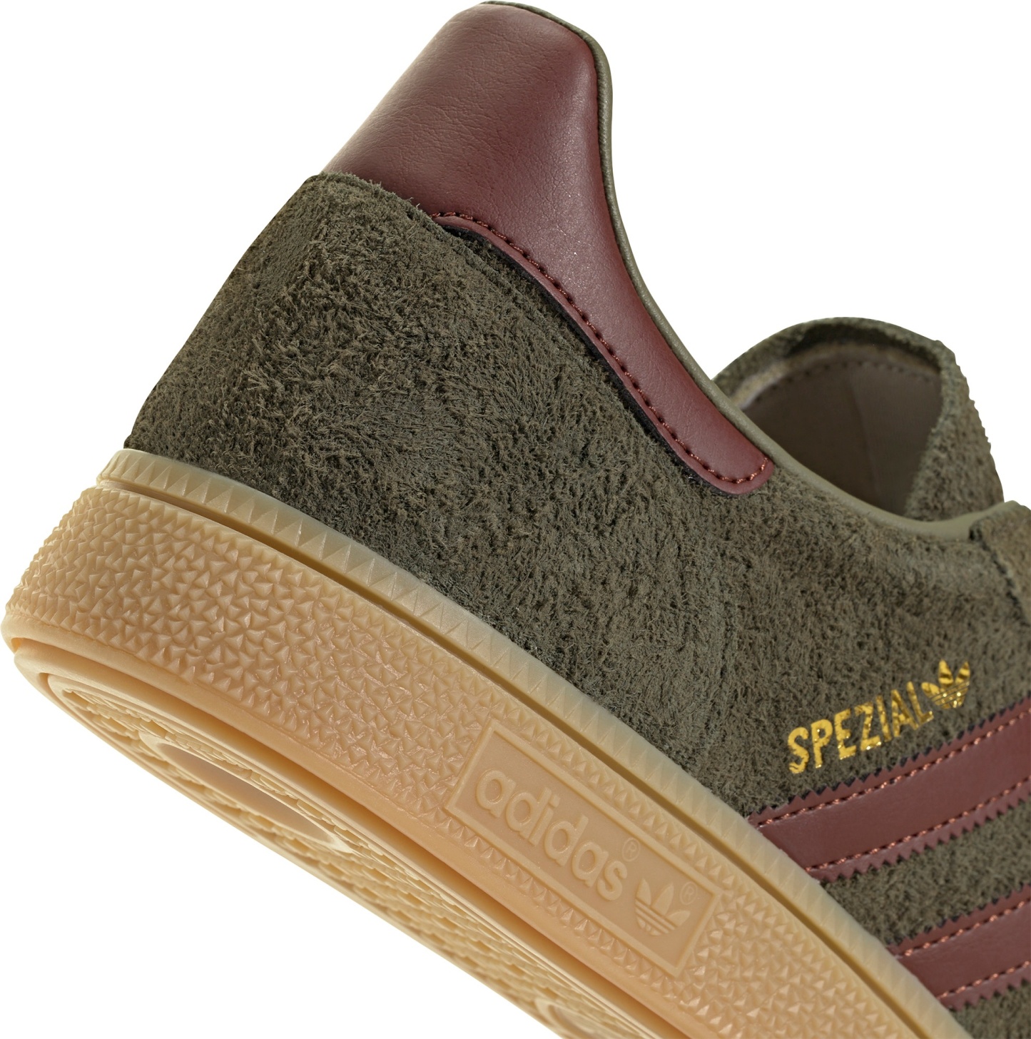 adidas Men's Handball Spezial Shoes - Olive/Fox Brown/Gum - View 8