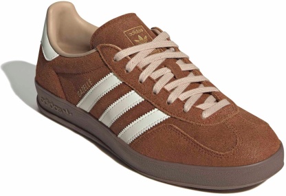 adidas Men's Gazelle Indoor Shoes - Oil Brnz/Wht - View 6