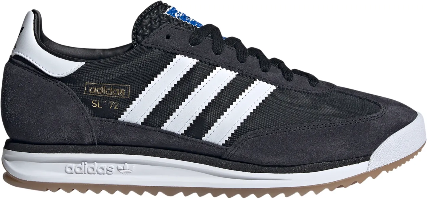 adidas Men's SL 72 RS Shoes - Black/White/Blue - View 1