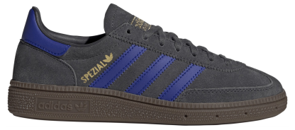 adidas Kids' Grade School Handball Spezial Shoes - Carbon/Lucid Blue/Gum - View 1