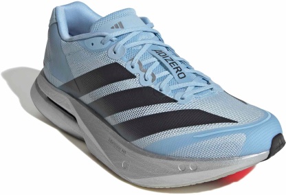 adidas Men's Adizero Boston 13 Running Shoes - Clear Sky/Carbon/Silver Mtllc - View 6
