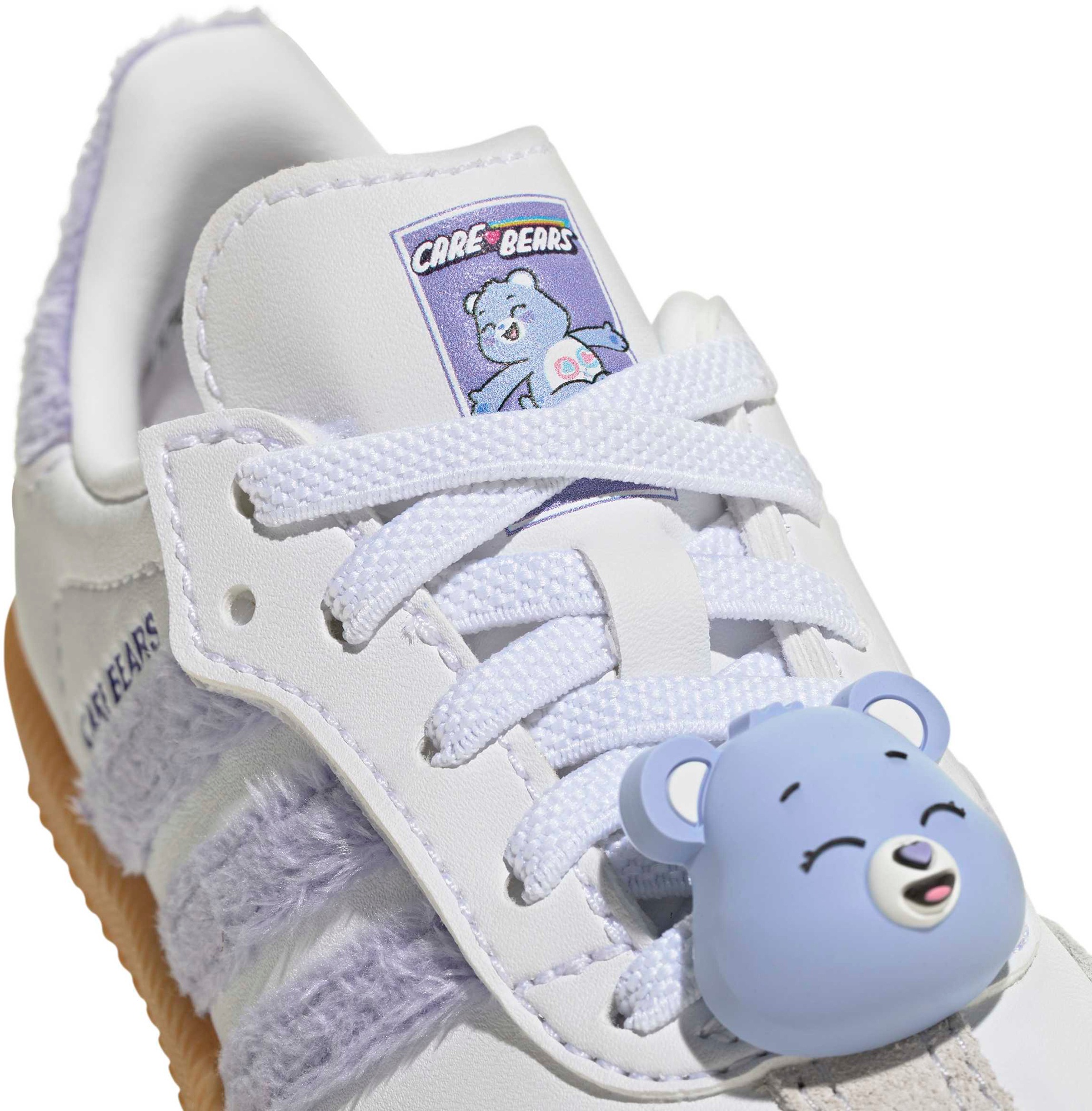 adidas Toddler Samba Care Bear Shoes - Light Purple/White/Blue Dawn - View 8
