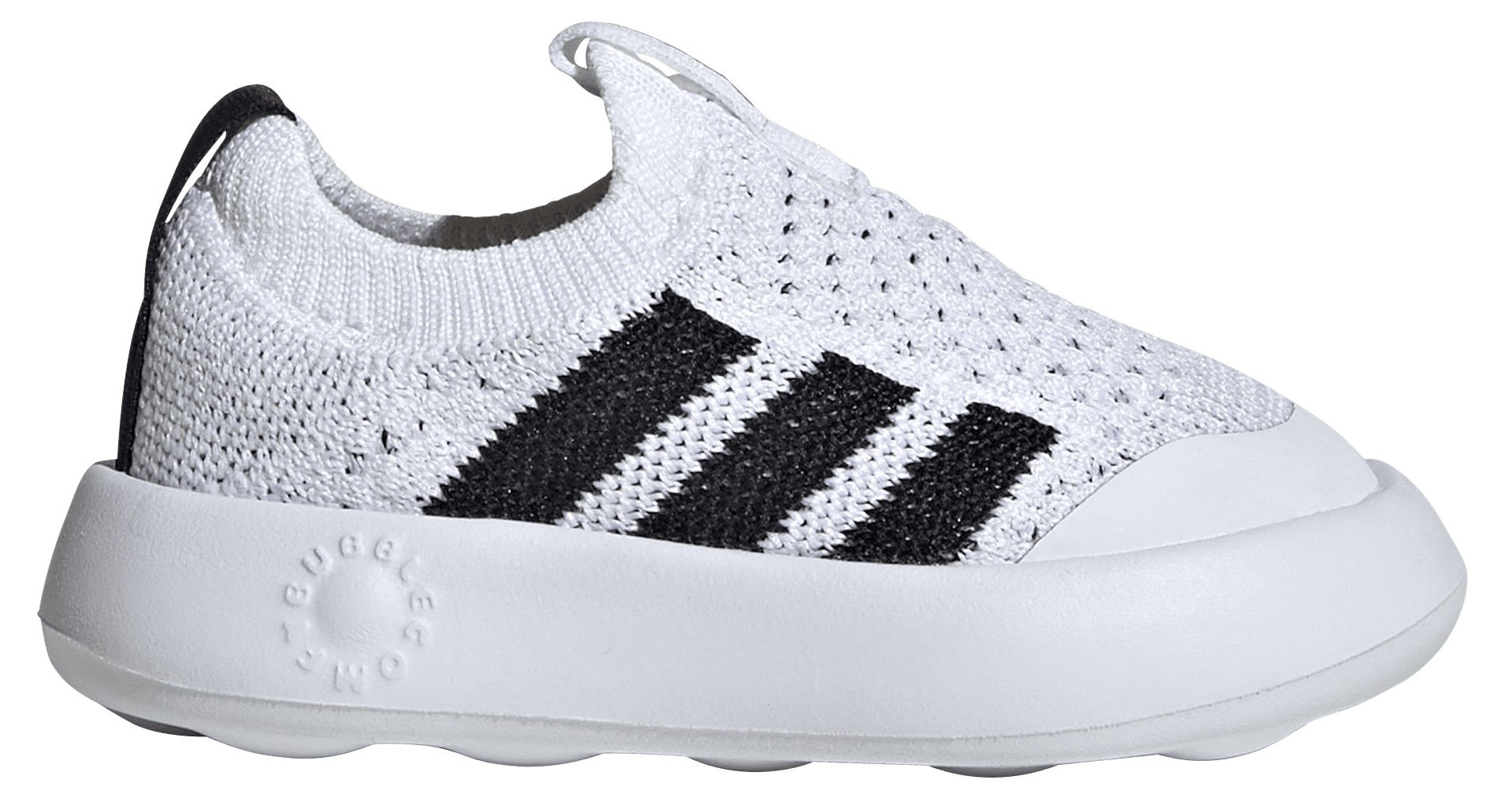 adidas Toddler Bubble Comfy I Shoes - White/Black - View 1