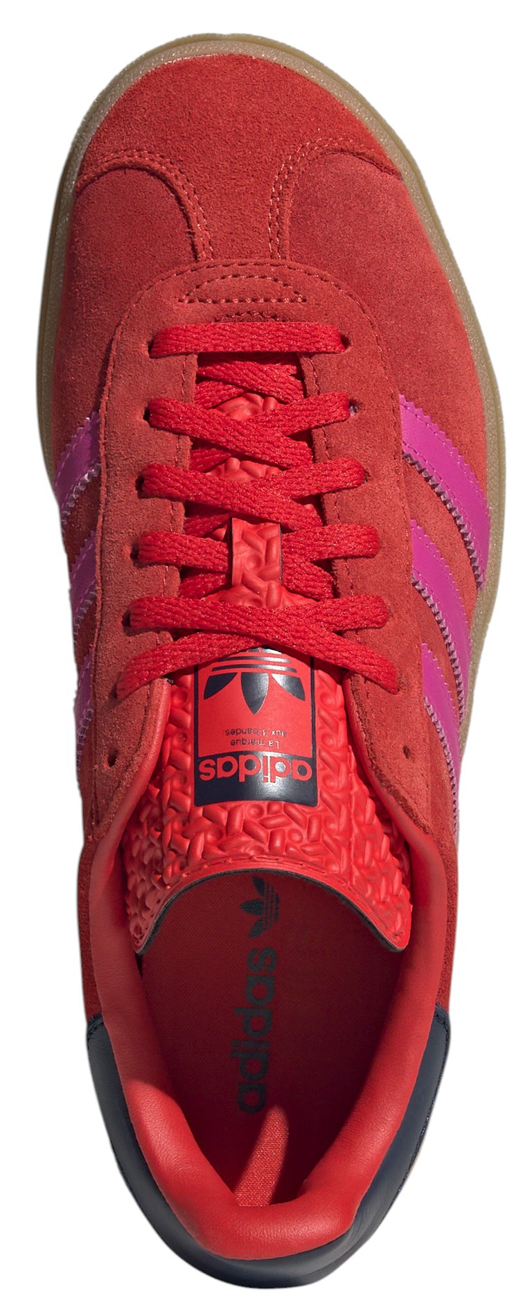 adidas Originals Women's Gazelle Bold Shoes - Red/Pink - View 2