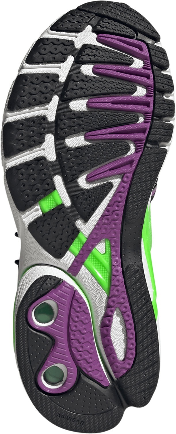 adidas Kids' Grade School Adistar 5 Brawl Shoes - Black/Green/Green - View 3