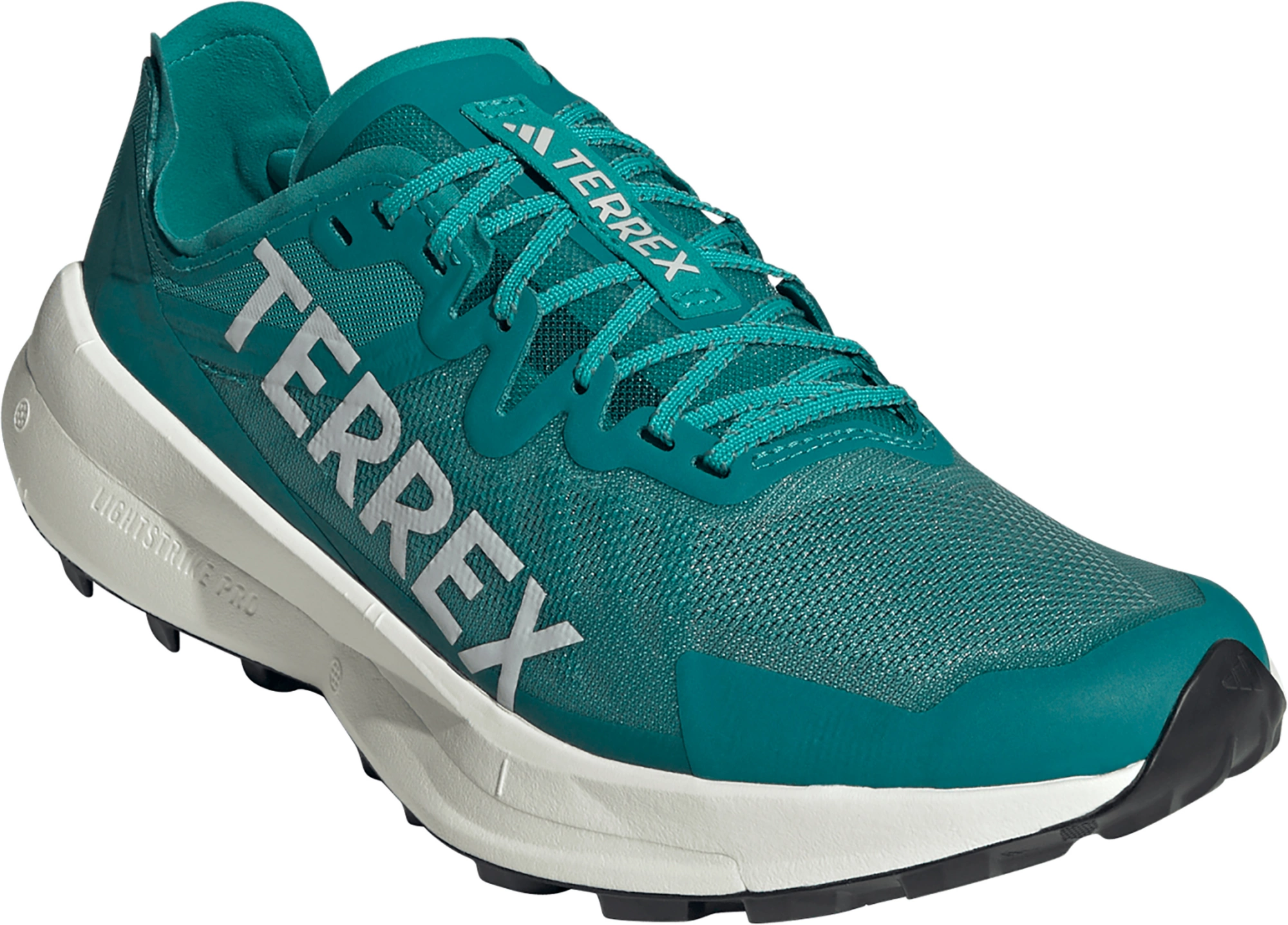 adidas Men's Terrex Agravic Speed Trail Running Shoes - Teal/Grey - View 7