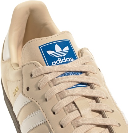 adidas Samba OG Shoes - Sand Strata/White/Gum - View 7