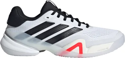 adidas Men's Barricade 14 Tennis Shoes - Ftwr White/Core Black/Lucid Red - View 1