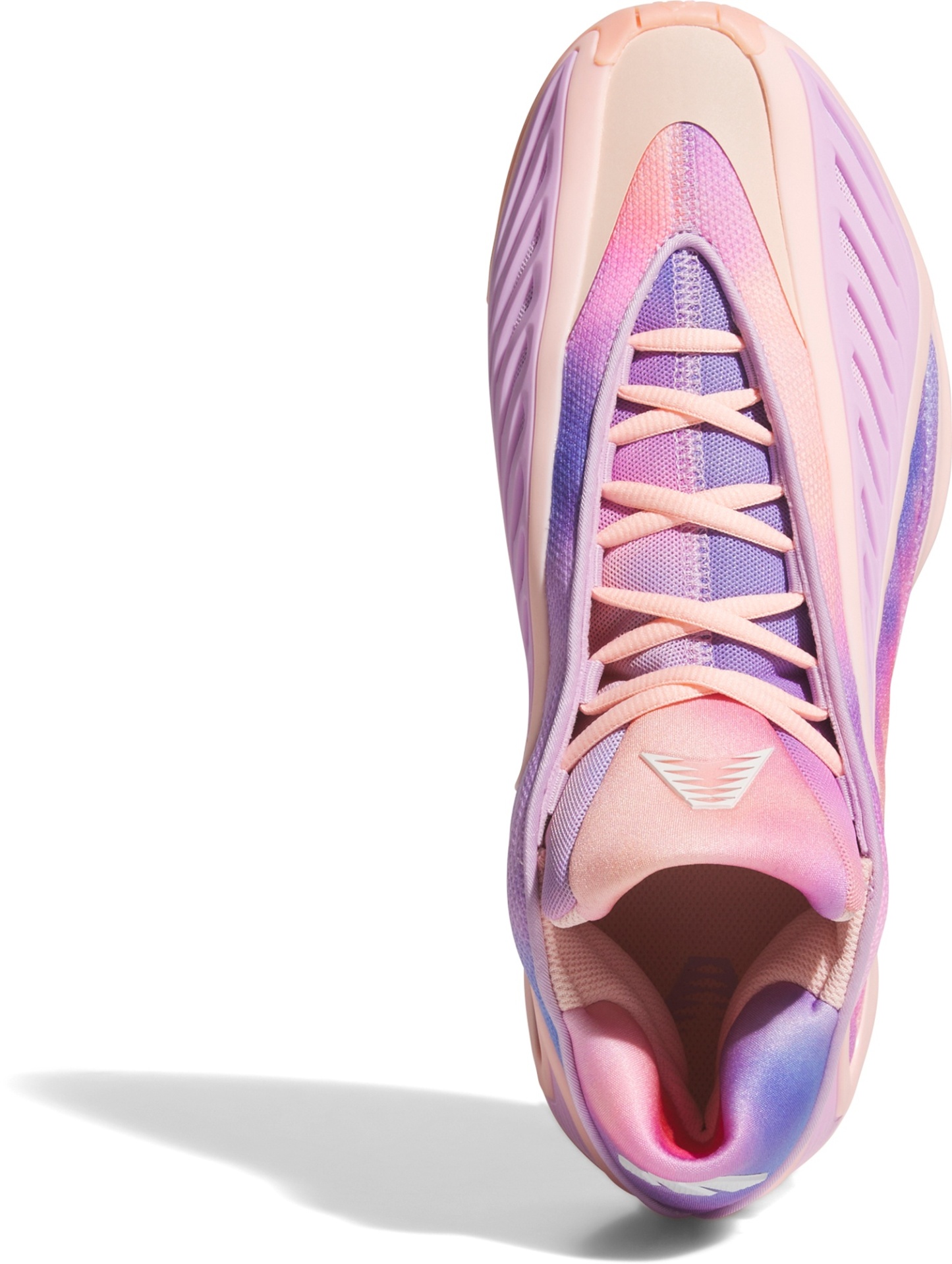 adidas Anthony Edwards 2 'Tie Dye' Basketball Shoes - Haze Coral/Bliss Lilac/Zero Met - View 2