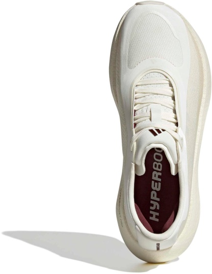 adidas Women's Hyperboost Edge Running Shoes - Off White/Shadow Red/Gold Met. - View 3