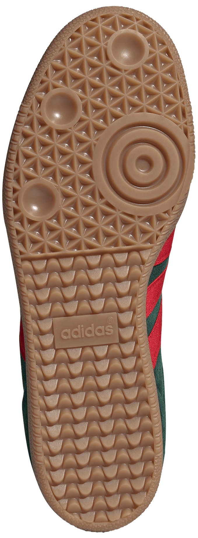 adidas FIFA World Cup Samba OG Shoes - Team Dark Green/Better Scarlet/Gum4 - View 3